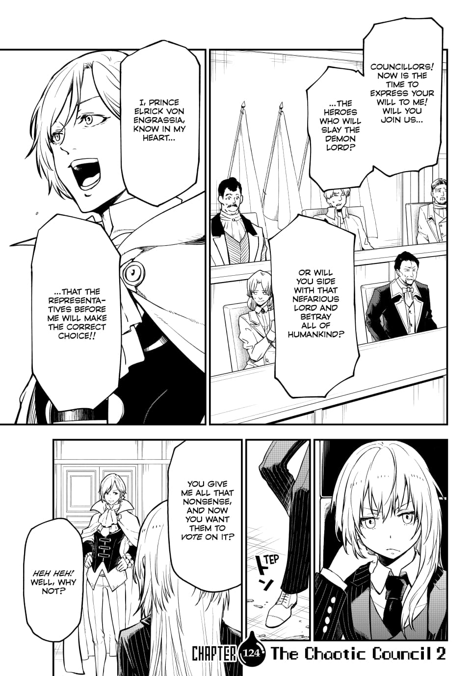 Tensei Shitara Slime Datta Ken, Chapter 124 image 01
